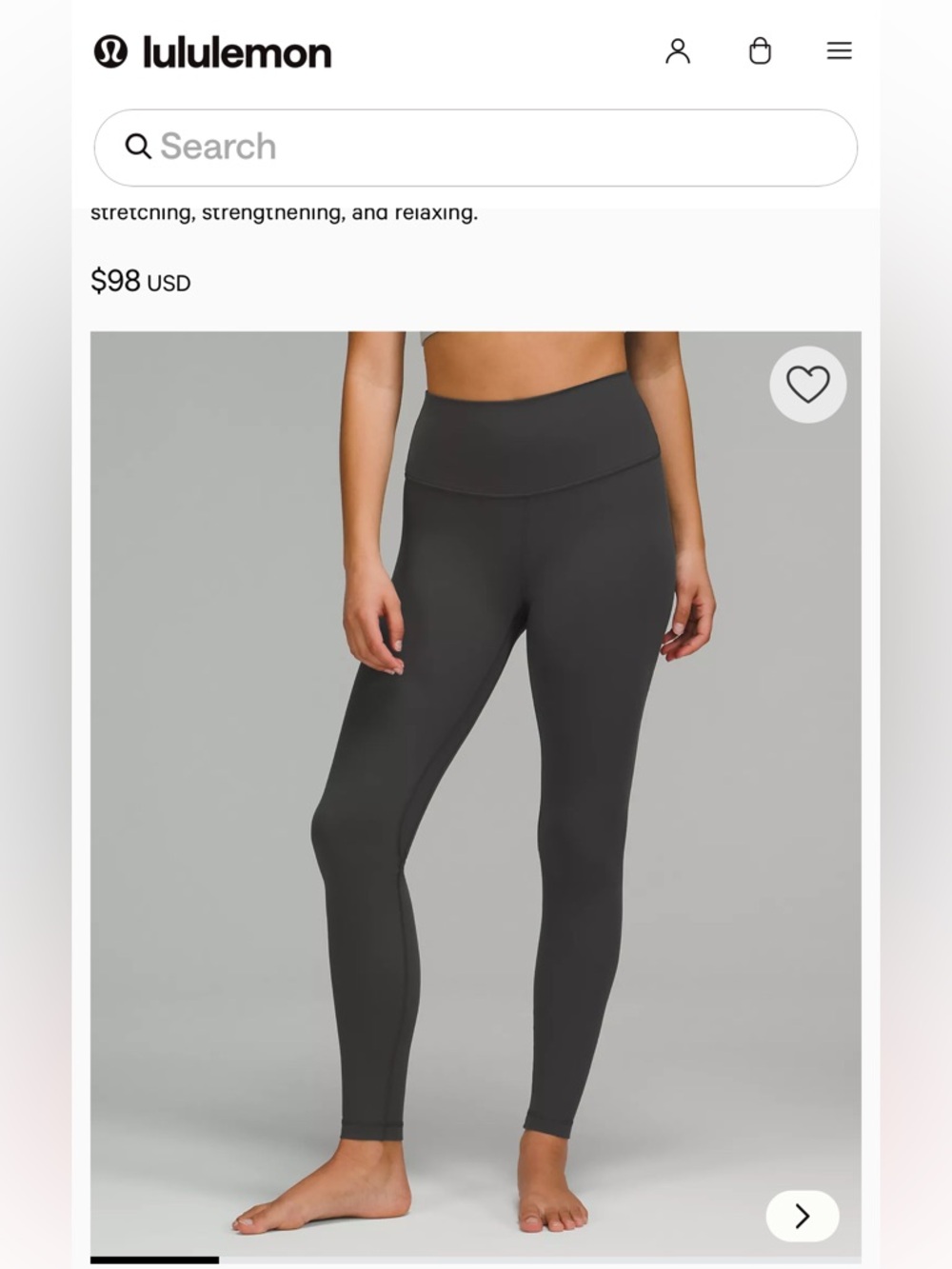 Lululemon Align, size 4